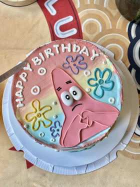 手绘比心派大星