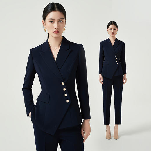 IWY/职业西装套装女2023新款韩版高级感定制工作服西服小外套气质正装CP10407 商品图1