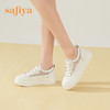 【一件279】Safiya/索菲娅 新潮溶解底2023年春季新款透气蕾丝网面增高小白鞋 SF31112055 商品缩略图0
