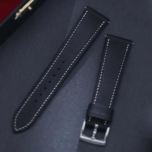 芯选手工表带  swift皮 白线午夜黑 商品图0