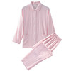 【纯色家居服】纯色家居服全棉双层纱睡衣简约家居服套装男女情侣款 商品缩略图2