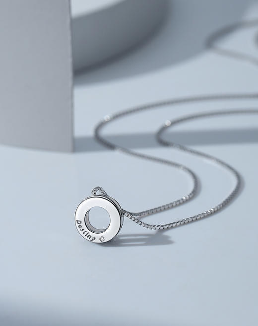 Winy925纯银命里有你项链送女友闺蜜节日生日礼物 商品图3