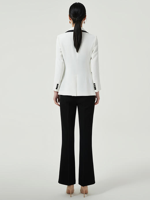 IWY/高端阔腿裤西装套装女一粒扣教师公务员面试正装气质韩版两件套装C12111+P31355 商品图4