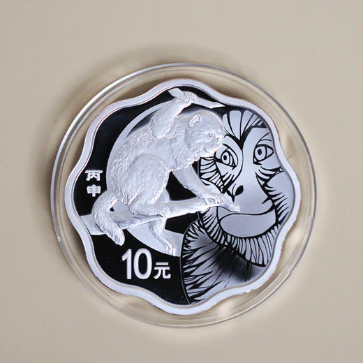 【生肖币】2016丙申猴年梅花1盎司纪念银币 商品图1