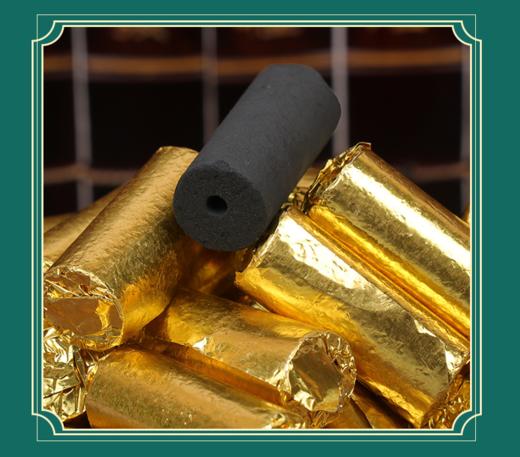 【无烟艾柱】小金粒艾碳1.2*3cm50粒 商品图2