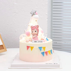 帐篷旗帜小女生款式