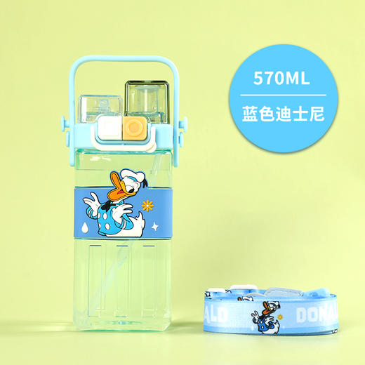 迪士尼双饮水杯570ml  tritan材质直饮+吸管  CL 商品图12