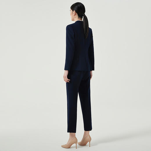 IWY/藏青色西装外套女2023新款春季高级感职业套装修身经理工作服正装CP12305 商品图4