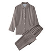 【纯色家居服】纯色家居服全棉双层纱睡衣简约家居服套装男女情侣款 商品缩略图3