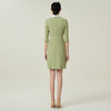 IWY/绿色职业装西装连衣裙女春夏七分袖高级感主持人播音艺考演讲服装Q757 商品缩略图3