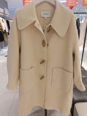 2F费依羊绒大衣