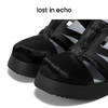 [断码]lost in echo设计师品牌时尚厚底镂空双层马毛百搭舒适穆勒拖鞋女 商品缩略图1