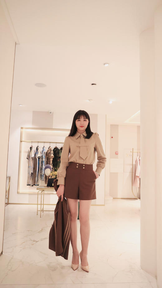 领带可拆减龄学院衬衣 商品图2