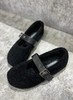 IUIU SECOND 加绒平底玛丽珍一脚蹬穆勒拖拖鞋U21CE36711 商品缩略图5