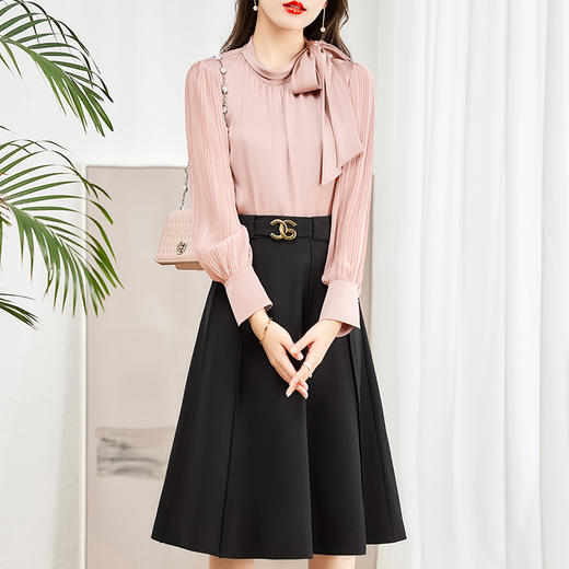 春款气质森系时尚休闲舒适甜美修身显瘦两件套HR-WM8001 商品图0