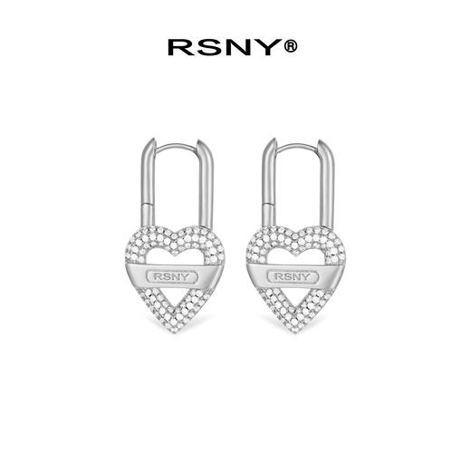 【赵今麦同款】cityheart城市爱心锁耳环#1820 商品图0