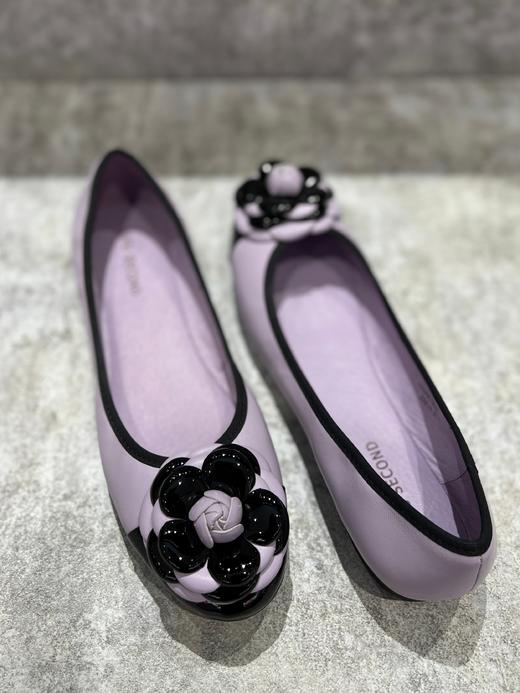 IUIU SECOND 新款娃娃头拼色花花平底单鞋U23AE12391 商品图5