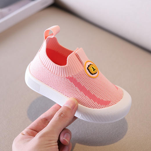 「6款配色！舒适软底」辛巴之星儿童休闲板鞋 低帮男童运动鞋女童飞织软底潮鞋 商品图3