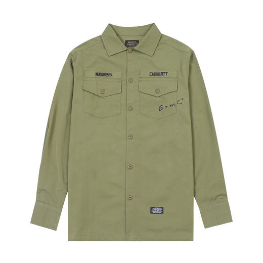 卡哈特联名MD 爱因斯坦相对论 长袖衬衫 Z-10220 商品图1