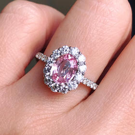 无烧帕帕拉恰戒指〔纯净之美〕