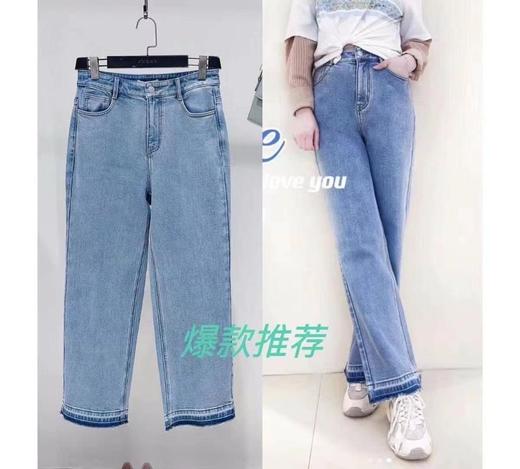 3楼 玖姿直筒牛仔裤 商品图1