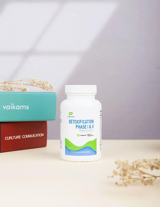 【肝脏净毒因子-I和II期支持】Detoxication Phase 90粒 38种肝脏营养支持  复合B族+二期氨基酸+D-葡萄糖酸钙+硫辛酸+硒+NAC+谷胱甘肽+超化物歧化酶+锌+镁 商品图1