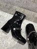 IUIU SECOND 亮面链条珍珠中跟短靴U21DS46092 商品缩略图3