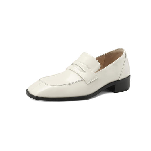 春秋新款，厚底方头一脚蹬小皮鞋TYM-6148 商品图13