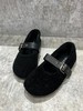 IUIU SECOND 加绒平底玛丽珍一脚蹬穆勒拖拖鞋U21CE36711 商品缩略图4