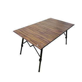 芊陌鸟户外-铝合金升降折叠桌KY2022B2647(120*70*64/43CM)