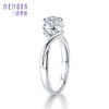 MEMORA诗普琳玫瑰誓约系列白色18K金钻石单镶钻戒DR1947 商品缩略图5