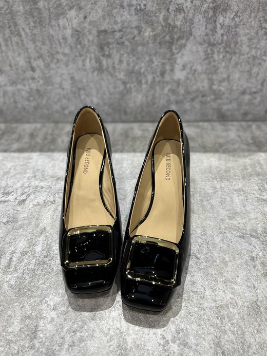 IUIU SECOND 新款方头饰扣浅口单鞋U23AE12651 商品图3