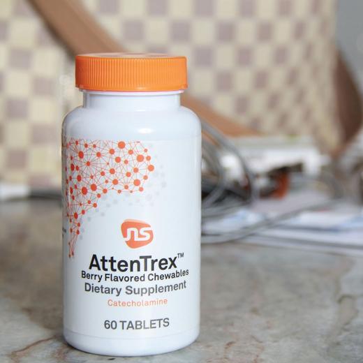 【专注力多巴胺因子-儿童咀嚼片】AttenTrex L-酪氨酸+活性B6+VC 儿童喜欢树莓口味咀嚼片  专注力和学习注意力 商品图1