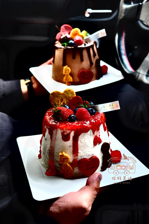 莓莓和车厘情人节限定蛋糕 商品图1