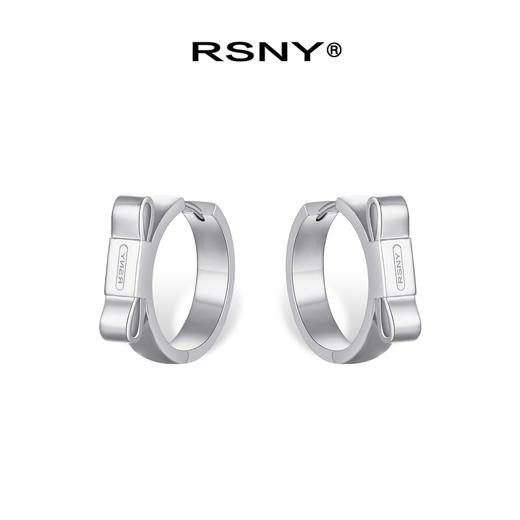 Lovely me蝴蝶结耳环#1642 商品图0