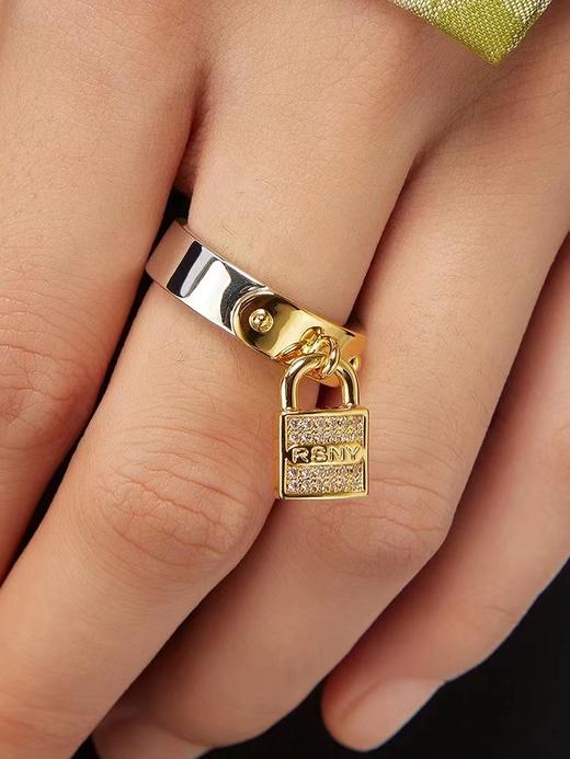 Be locked锁戒指#1845A 商品图1