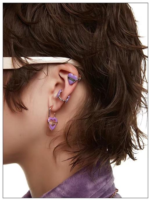 city heart 城市爱心耳夹#1746 商品图1