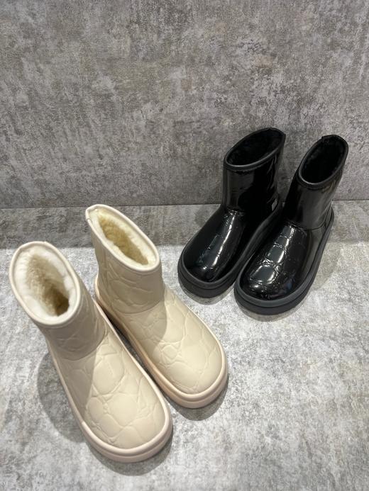 IUIU SECOND 圆头亮面雪地靴U21DS46721 商品图0