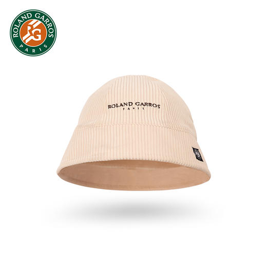 罗兰加洛斯Roland Garros法网灯芯绒渔夫帽女宽檐显脸小遮阳帽 商品图3