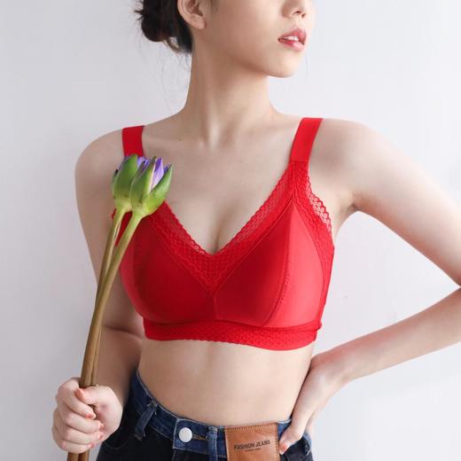 【又美又舒服】林小眠·轻法式内衣，丝滑光泽缎面，温柔支撑承托，丰满、小胸都爱穿 商品图9