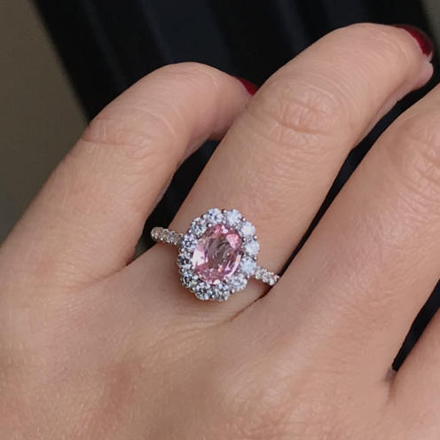 无烧帕帕拉恰戒指〔纯净之美〕 商品图6