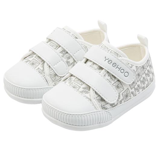 英氏童鞋儿童男宝宝学步鞋23春夏休闲软底运动小白鞋YFXHJ1P083A 商品图5