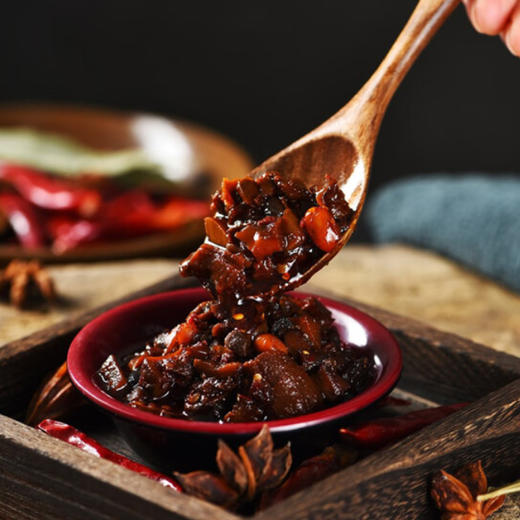 好运夹馍酱-香菇218g 商品图2