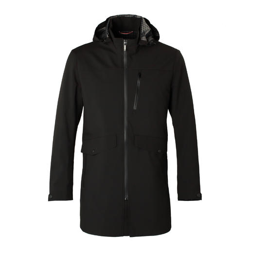 MARCO AZZALI 长款带帽风衣 YF541012A 商品图0