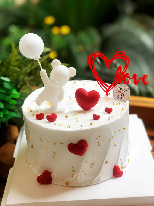 情人节奶油蛋糕 下单前请仔细阅读商品详情 商品图0
