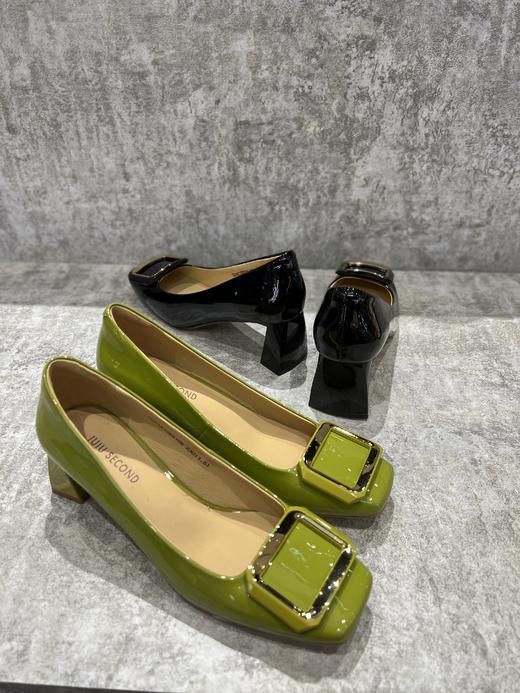 IUIU SECOND 新款方头饰扣浅口单鞋U23AE12651 商品图2