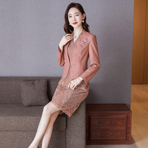 LC-2156礼服高贵礼服套装裙平时可穿 商品图3