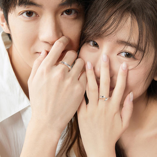 【玫瑰恋语对戒】Fanci范琦银饰情侣对戒 下单赠精美礼盒+顺丰包邮+运费险 商品图5