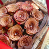 【眷恋时光】19朵卡布奇诺玫瑰，精品小香风花束 商品缩略图3