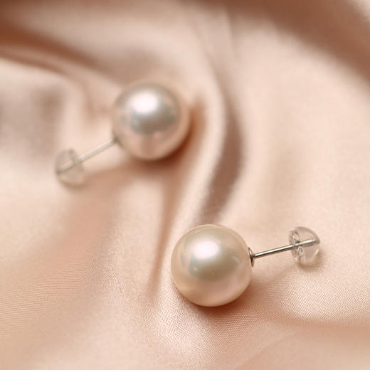美裕 【简语】银925淡水珍珠耳钉10-11 11-12 12-13 商品图6